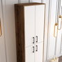Hanah Home Zapatero Berlin A - Nogal y Blanco